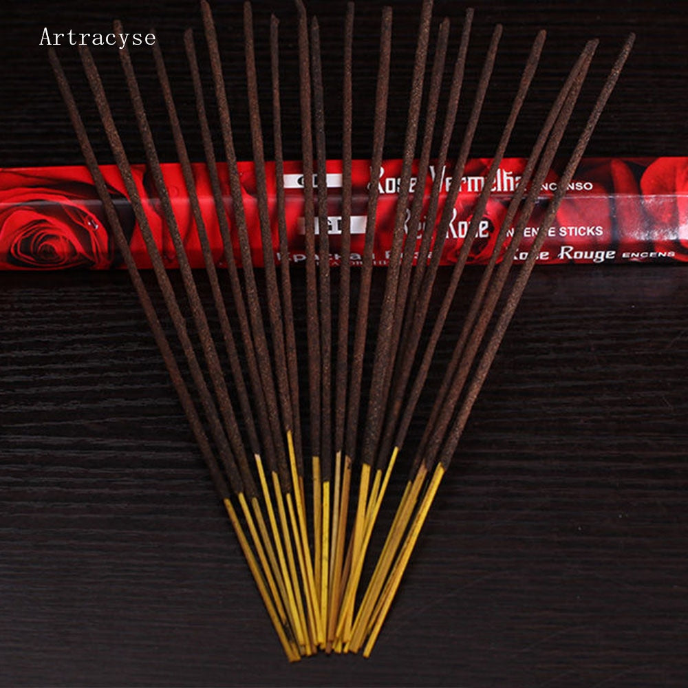 Artracyse 20 Sticks India Coconut Incense Sandalwood Household Bedroom, Agarwood Tibetan Line Aromatherapy