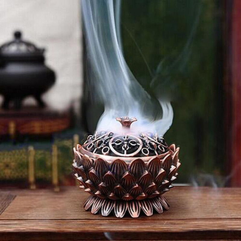 Leaf Tower Incense Ceramic Burner Fragrance Holder Backflow Censer Creative Aromatherapy Smoke Reflux Incense Stick Incense